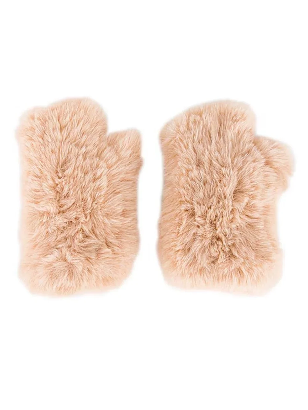 Eugenia Kim Faux Rabbit Fur Fingerless Gloves